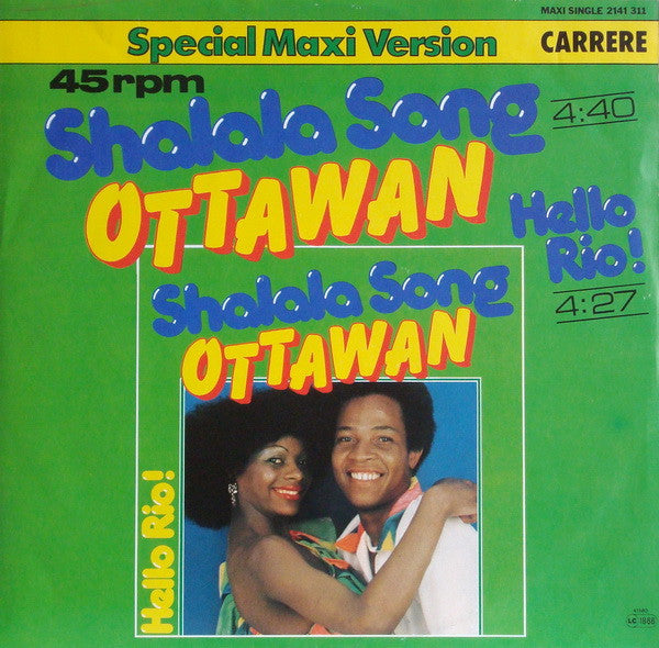 Ottawan : Shalala Song / Hello Rio! (Special Maxi Version) (12", Maxi)