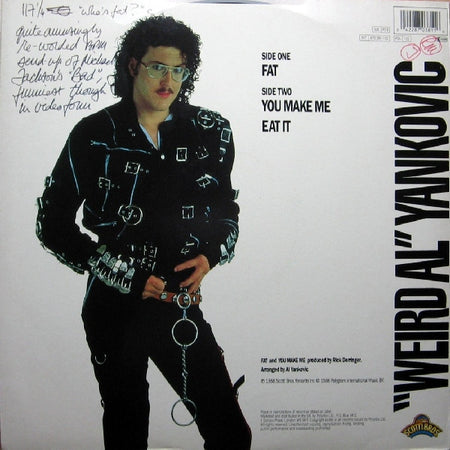 "Weird Al" Yankovic : Fat (12")