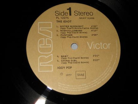 Iggy Pop : The Idiot (LP, Album)