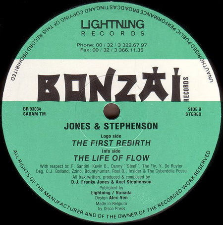 Jones & Stephenson : The First Rebirth (12")
