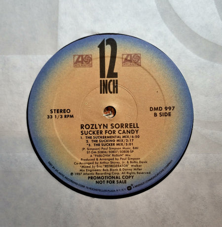 Rozlyn Sorrell : Sucker For Candy (12", Single, Promo)