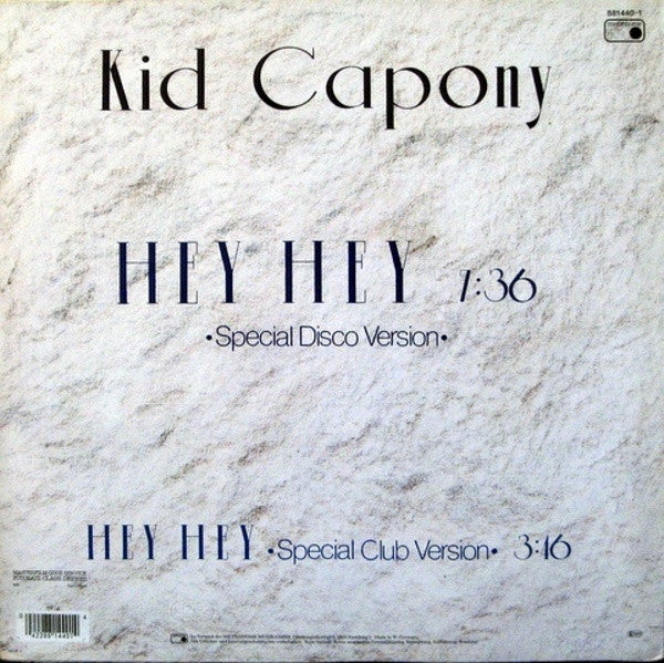 Kid Capony : Hey Hey (12", Maxi)