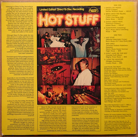 Hot Stuff (5) : Hot Stuff (LP, Album, Ltd, Dir)