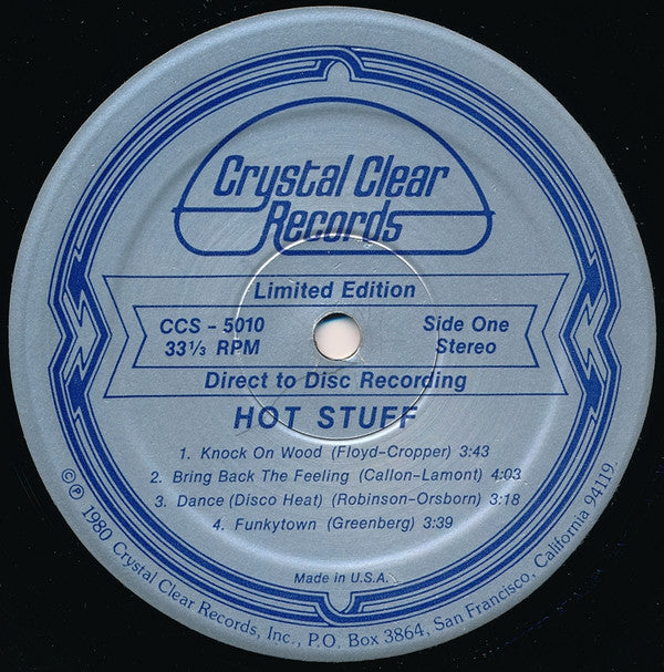 Hot Stuff (5) : Hot Stuff (LP, Album, Ltd, Dir)