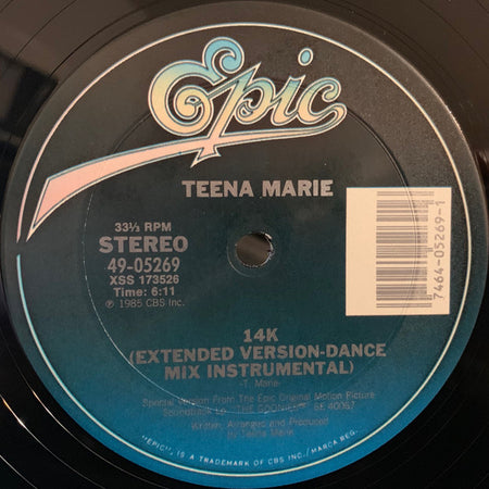 Teena Marie : 14K (12", Pit)