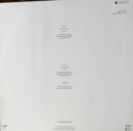 Toyah : Echo Beach (12", Single)