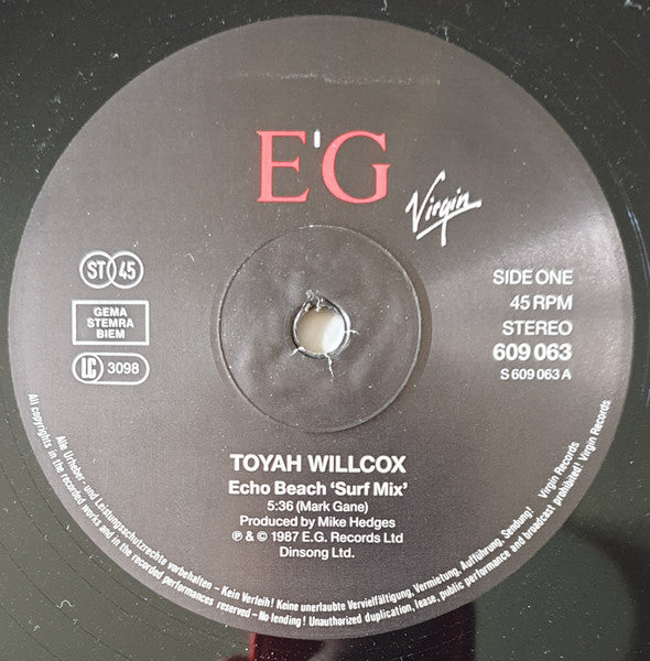 Toyah : Echo Beach (12", Single)