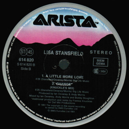 Lisa Stansfield : Change (12", Maxi)