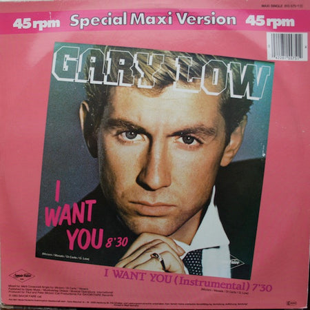 Gary Low : I Want You (12", Maxi)