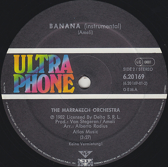 Federico And Marrakech Orchestra : Banana (12")
