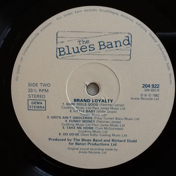 The Blues Band : Brand Loyalty (LP, Album)