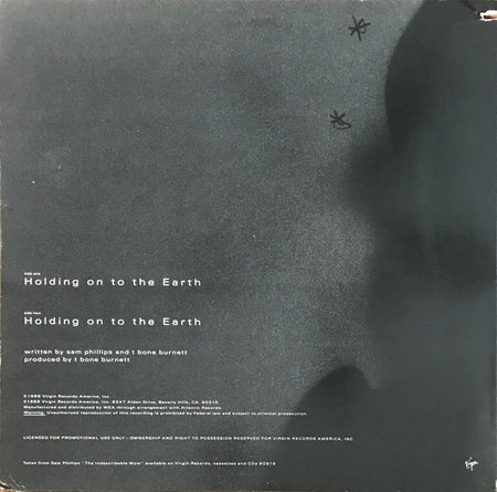 Sam Phillips : Holding On To The Earth (12", Single, Promo, Spe)