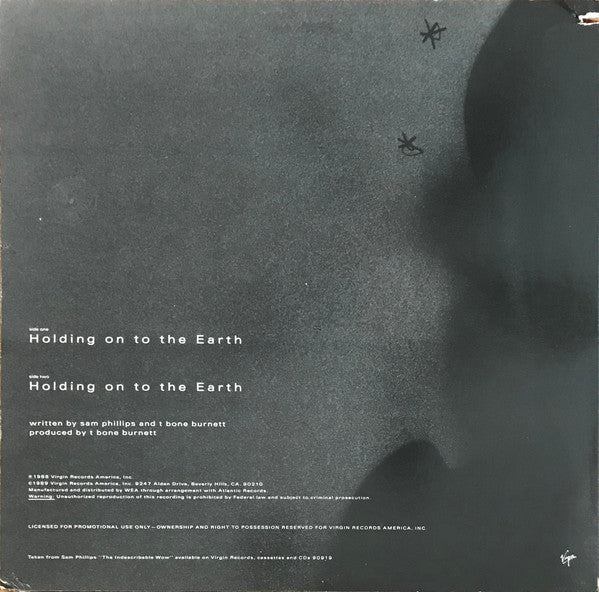 Sam Phillips : Holding On To The Earth (12", Single, Promo, Spe)