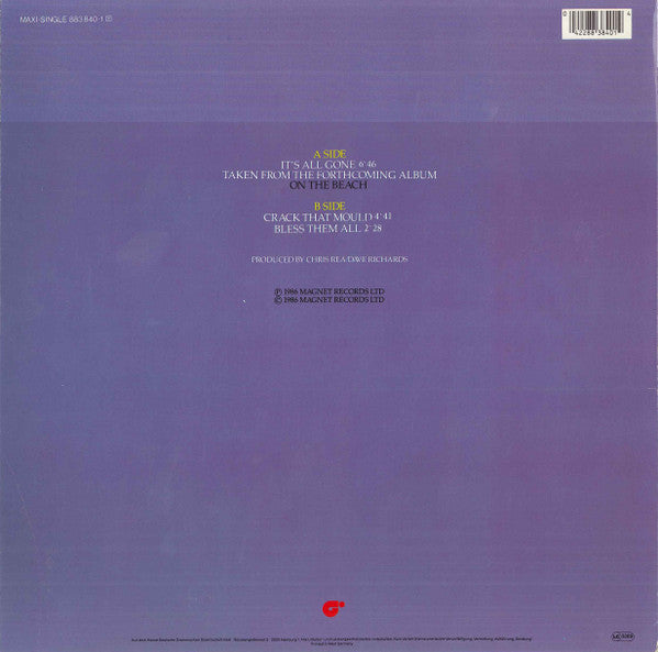 Chris Rea : It's All Gone (12", Maxi)