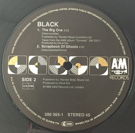 Black (2) : The Big One (12")