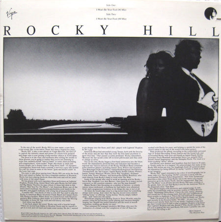 Rocky Hill : I Won't Be Your Fool (12", Single, Promo)