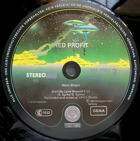 NED Profit : Heartbeat (...On The Run) (12", Maxi)