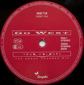 Go West : True Colours (12", Maxi)