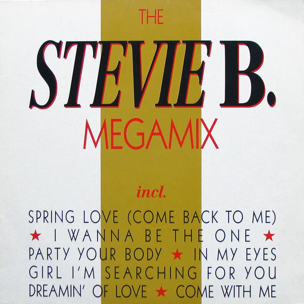 Stevie B : The Stevie B. Megamix (12", Maxi)