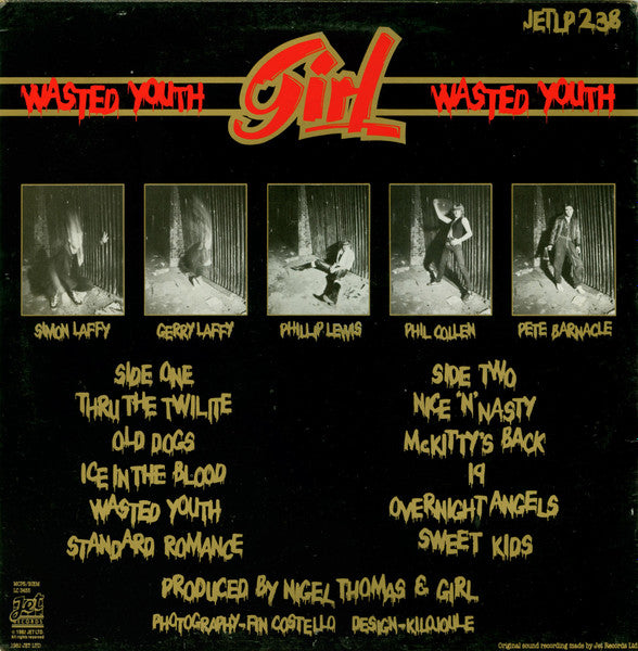 Girl (2) : Wasted Youth (LP, Album)
