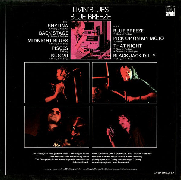 Livin' Blues : Blue Breeze (LP, Album)