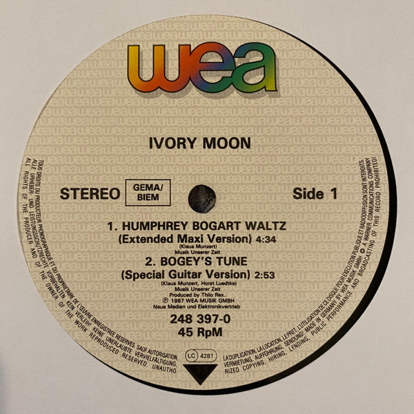 Ivory Moon (2) : Humphrey Bogart Waltz (12")