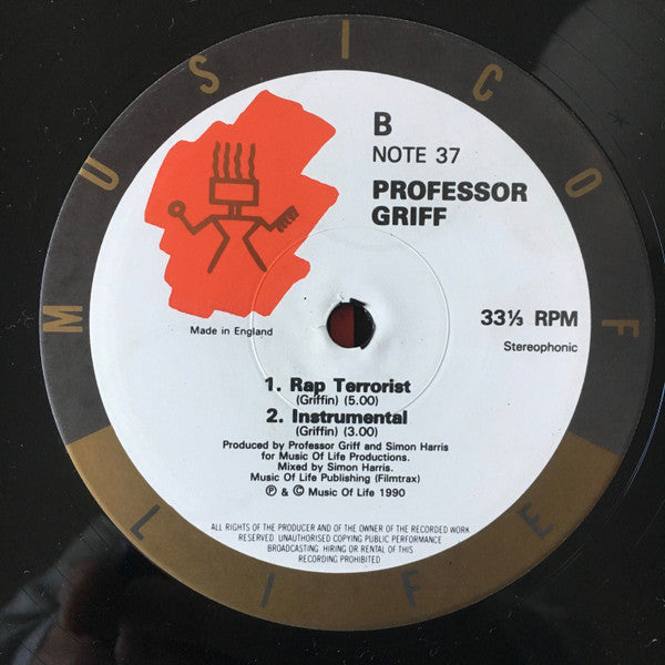 Professor Griff : It's A Rap Thing (12")