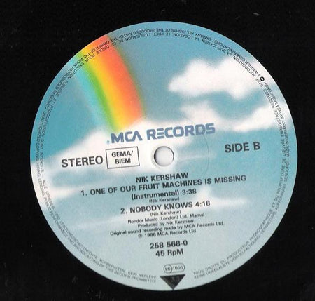Nik Kershaw : Nobody Knows (Extended Mix) (12", Maxi)