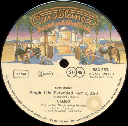 Cameo : Single Life (12", Maxi)