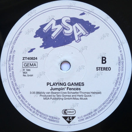 Playing Games : Love Seems To Be (The Most Dangerous Word) (12")