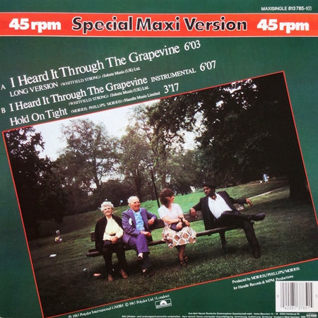 Terence Morris : I Heard It Through The Grapevine (12", Maxi)