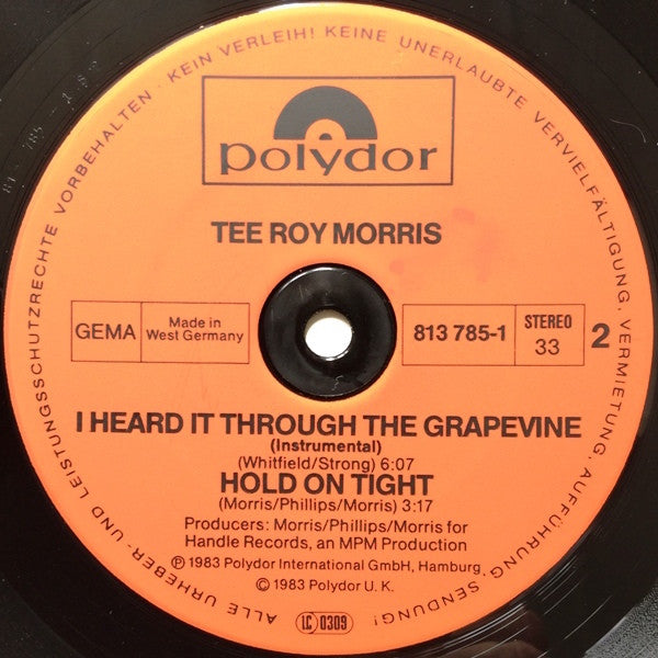 Terence Morris : I Heard It Through The Grapevine (12", Maxi)
