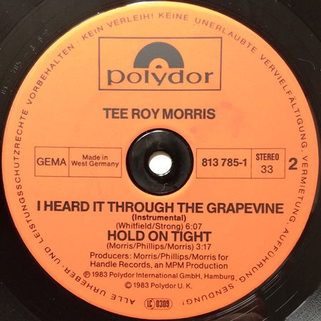 Terence Morris : I Heard It Through The Grapevine (12", Maxi)