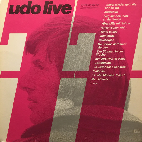 Udo Jürgens : Udo Live 77 (2xLP, Album)