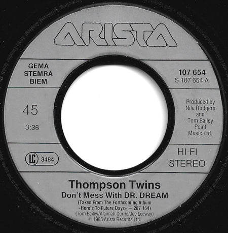 Thompson Twins : Don't Mess With Doctor Dream (7", Single)