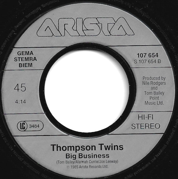 Thompson Twins : Don't Mess With Doctor Dream (7", Single)