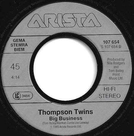 Thompson Twins : Don't Mess With Doctor Dream (7", Single)