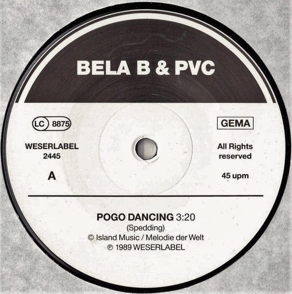 Bela B. & PVC (5) : Pogo Dancing (12", Maxi)