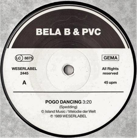 Bela B. & PVC (5) : Pogo Dancing (12", Maxi)