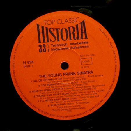 Frank Sinatra : The Young Frank Sinatra (LP, Comp)