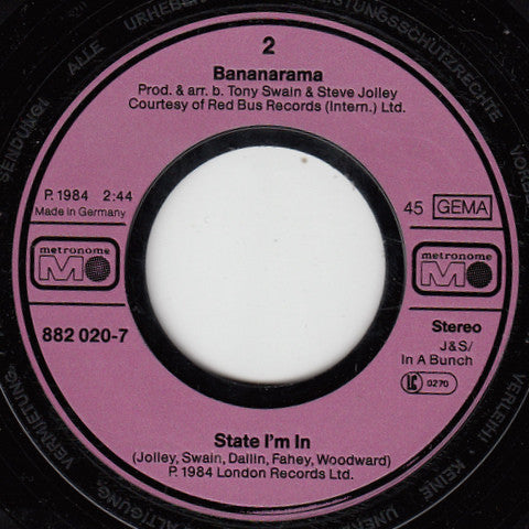 Bananarama : Hotline To Heaven (7", Single)