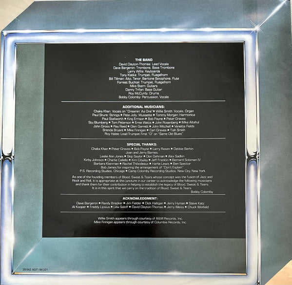 Blood Sweat And Tears* Featuring David Clayton-Thomas : Brand New Day (LP, Album)