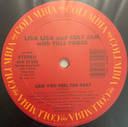 Lisa Lisa & Cult Jam With Full Force : I Wonder If I Take You Home / Can You Feel The Beat (12")
