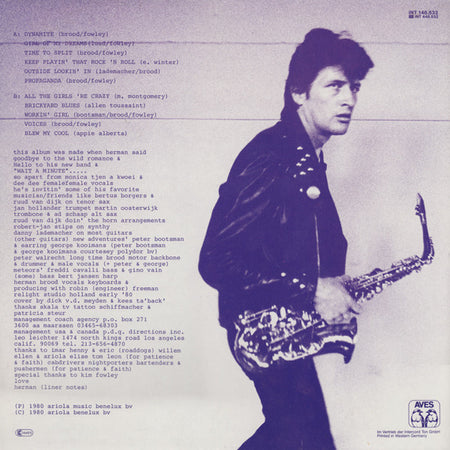Herman Brood : Wait A Minute... (LP, Album)