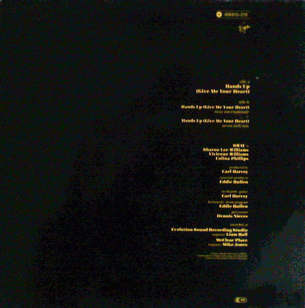 Sway (4) : Hands Up (Give Me Your Heart) (12")