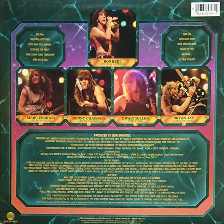 Keel : The Final Frontier (LP, Album, Glo)