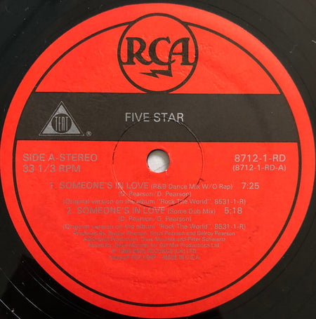 Five Star : Someone's In Love (12")