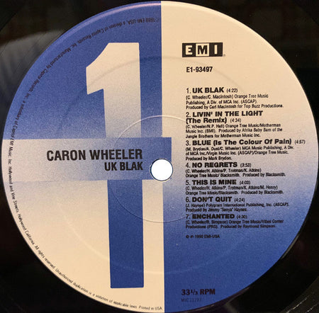 Caron Wheeler : UK Blak (LP, Album)