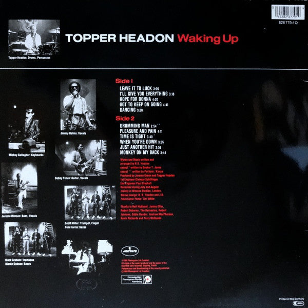 Topper Headon : Waking Up (LP, Album)