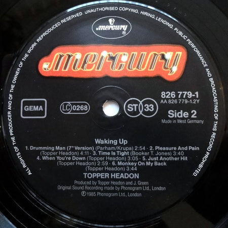 Topper Headon : Waking Up (LP, Album)